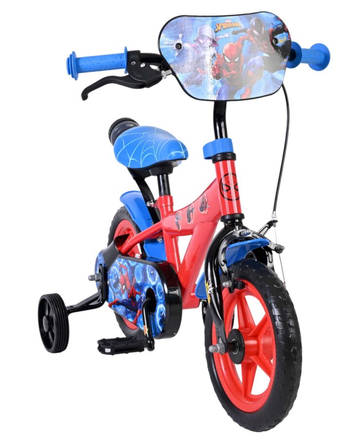 Spider-Man Kinderfiets - Jongens - Mag Wheels - 12 inch - Rood - Afbeelding 5