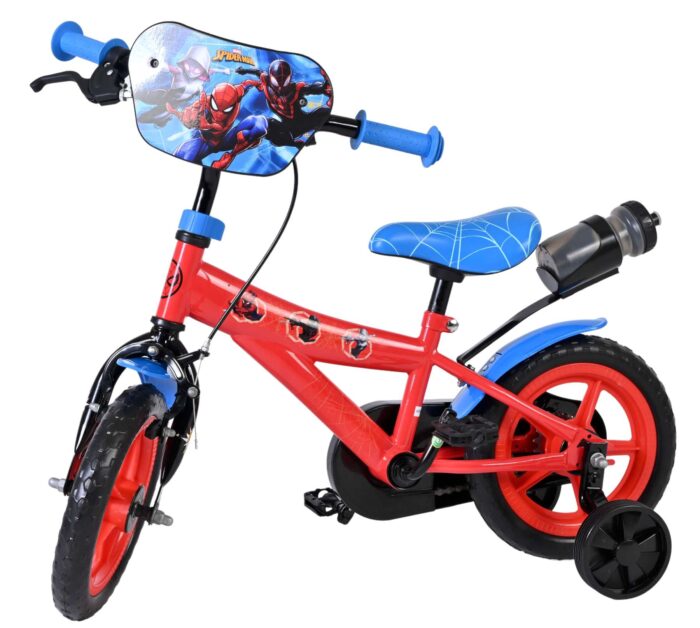 Spider-Man Kinderfiets - Jongens - Mag Wheels - 12 inch - Rood - Afbeelding 8