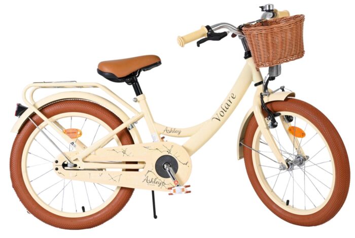 Volare Ashley Kinderfiets - Meisjes - 18 inch - Creme - Afbeelding 10
