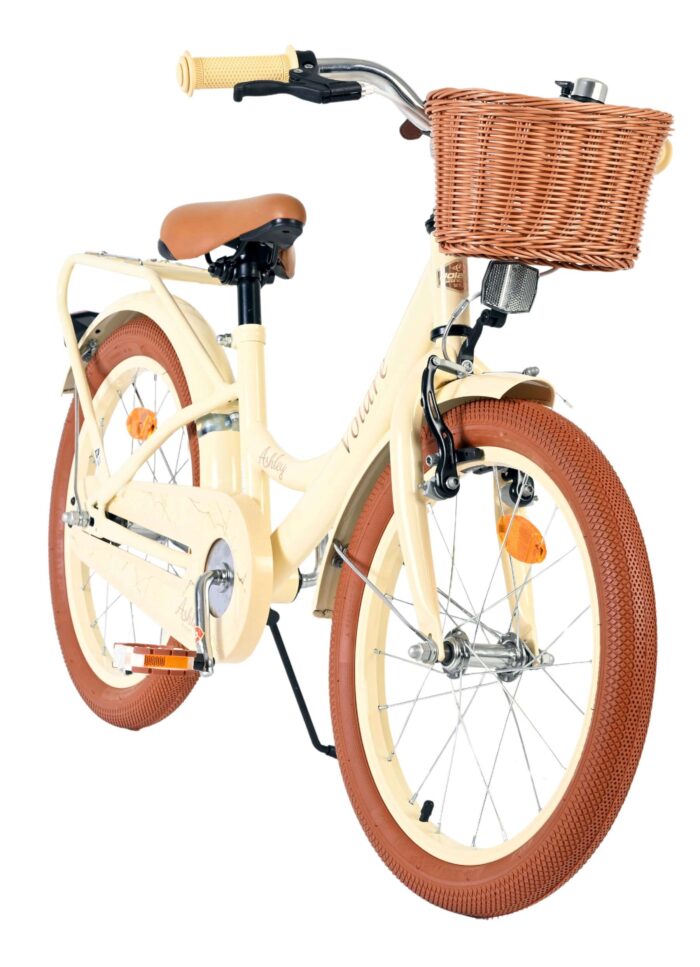 Volare Ashley Kinderfiets - Meisjes - 18 inch - Creme - Afbeelding 5