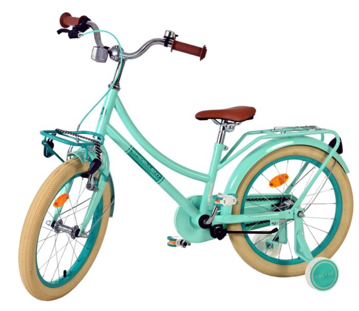 Volare Excellent Kinderfiets - Meisjes - 18 inch - Groen - 95% afgemonteerd - Afbeelding 8