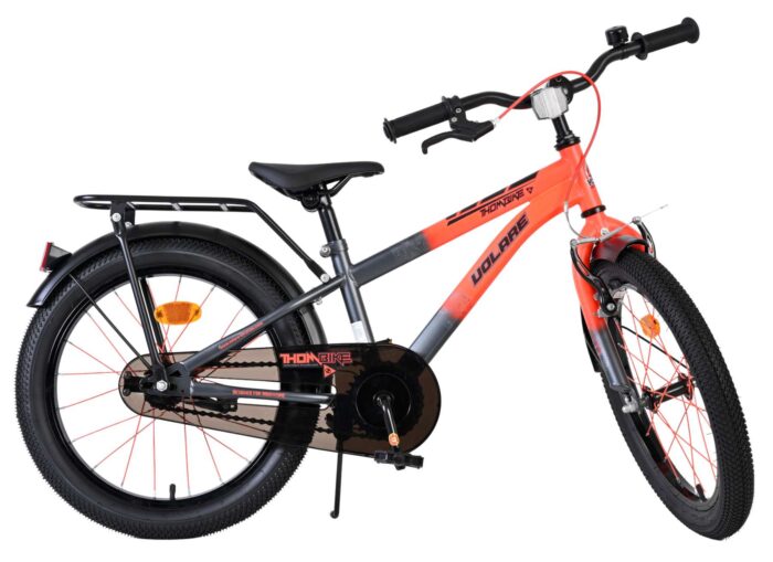 Volare Thombike Kinderfiets - Jongens - 18 inch - Oranje Grijs - Afbeelding 10