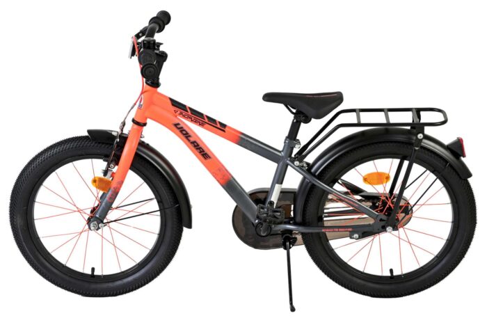 Volare Thombike Kinderfiets - Jongens - 18 inch - Oranje Grijs - Afbeelding 7
