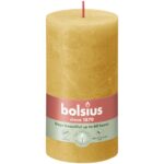 Bolsius Stompkaars Rustiek honinggeel 130x68 mm