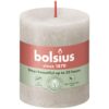 Bolsius Rustiek stompkaars zandgrijs 80x68 mm