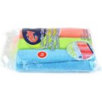 Multy microvezeldoekjes universeel 3 stuks rood/groen/blauw