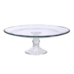 Royal Leerdam Taart plateau Glas Op Voet 33 cm x 12.2 cm