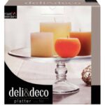 Royal Leerdam Taart plateau Glas Op Voet 33 cm x 12.2 cm