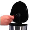 Inventum Koffiezetter 1.25l zwart/rvs 10 kopjes