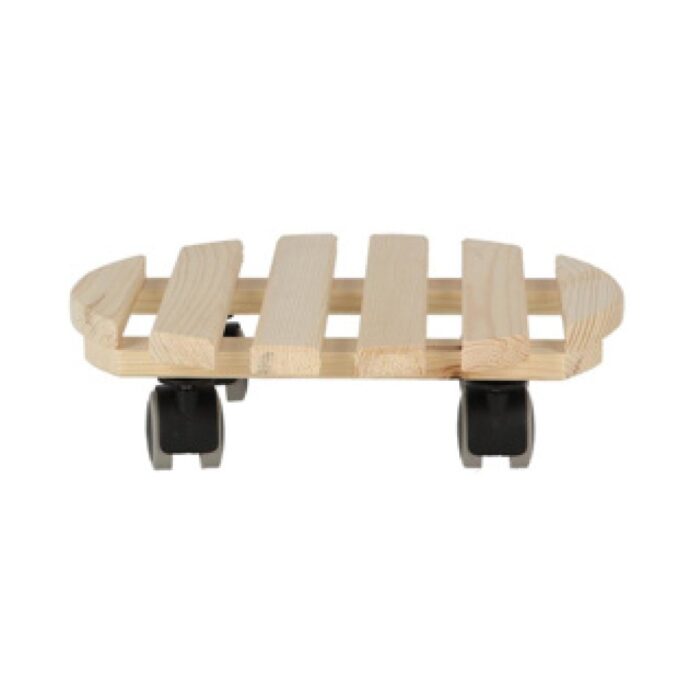 Esschert Design plantentrolley rond indoor naturel - Afbeelding 3