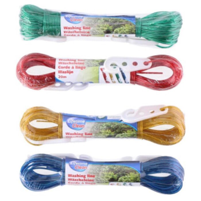 Lifetime Clean waslijndraad 20 meter 4 assorti - Afbeelding 5