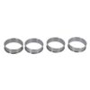 Patisse flanringen RVS 4 stuks