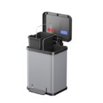 Hailo Öko Duo Plus Pedaalemmer 2X9L Metallic Grijs