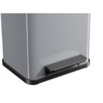 Hailo Öko Duo Plus Pedaalemmer 2X9L Metallic Grijs