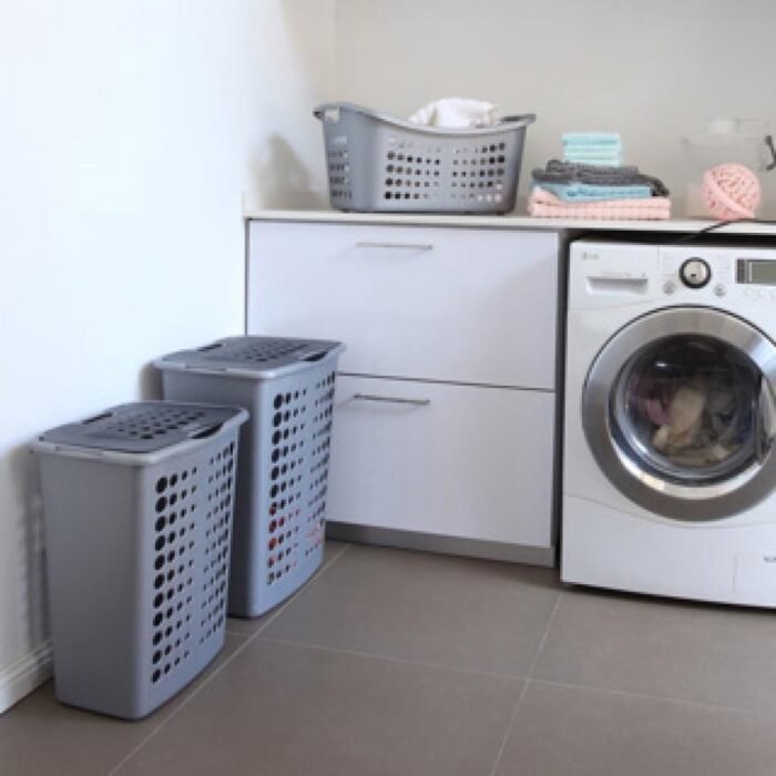 Curver Victor Wasbox 60 l antraciet - Afbeelding 3