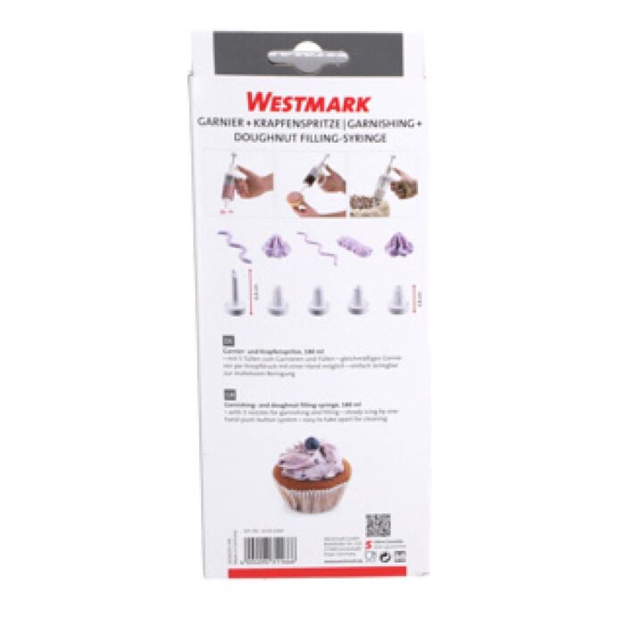 Westmark Garneerspuit 180 ml 6-delig - Afbeelding 4