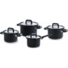 BK Flow Cool Black RVS pannenset 4-delig