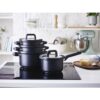 BK Flow Cool Black RVS pannenset 4-delig