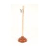 Ontstopper rubber met houten steel
