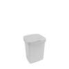 Sunware Delta Prullenbak met Klep 10L Wit