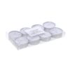 Kerst Theelicht 8 stuks zilver