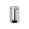 Brabantia pedaalemmer Newicon 3L mat staal/ fingerprint proof