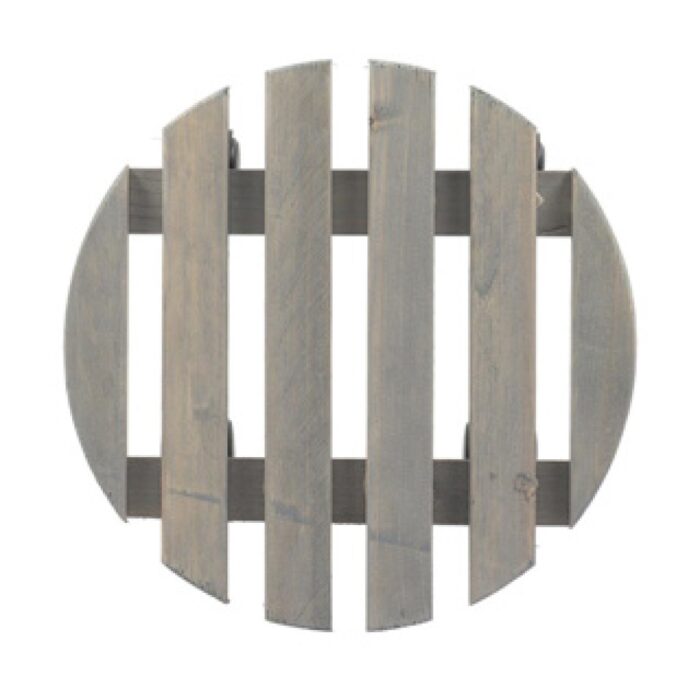 Trolley Grijs Rond Outdoor - Afbeelding 4