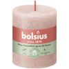 Bolsius Stompkaars Rustiek misty roze 80x68 mm