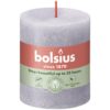 Bolsius Stompkaars Rustiek lavendelblauw 80x68 mm