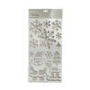 Stencils plastic snowman santa 2 assorti (assortiment – willekeurige uitvoering)