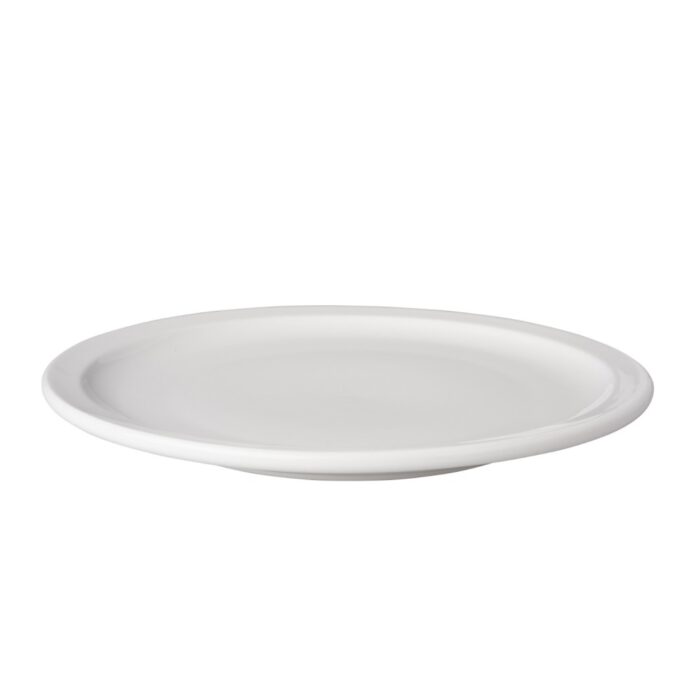 Bord 24 Cm Porcelein Wit