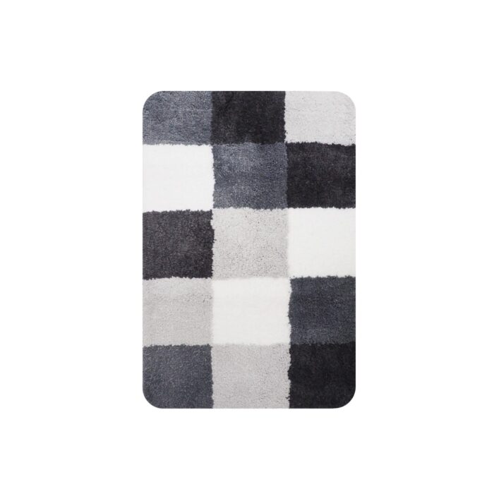 Dutch House Brest badmat 60 x 90 cm grijs