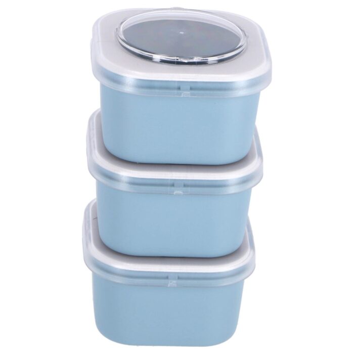 Sigma Lunchbakjes set van 3 Blauw