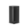 Brabantia pedaalemmer Newicon 12L mat zwart