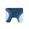 Dutch House Metz toiletmat 60 x 50 cm blauw