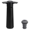 Vacu Vin wine saver black pomp en stop