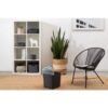 Curver Jute Mand vierkant 17 l antraciet