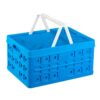 Sunware Square Vouwkrat met koeltas en handgreep 32 l blauw