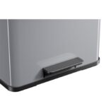 Hailo Öko TrioPlus Pedaalemmer 3X9L Metallic Grijs