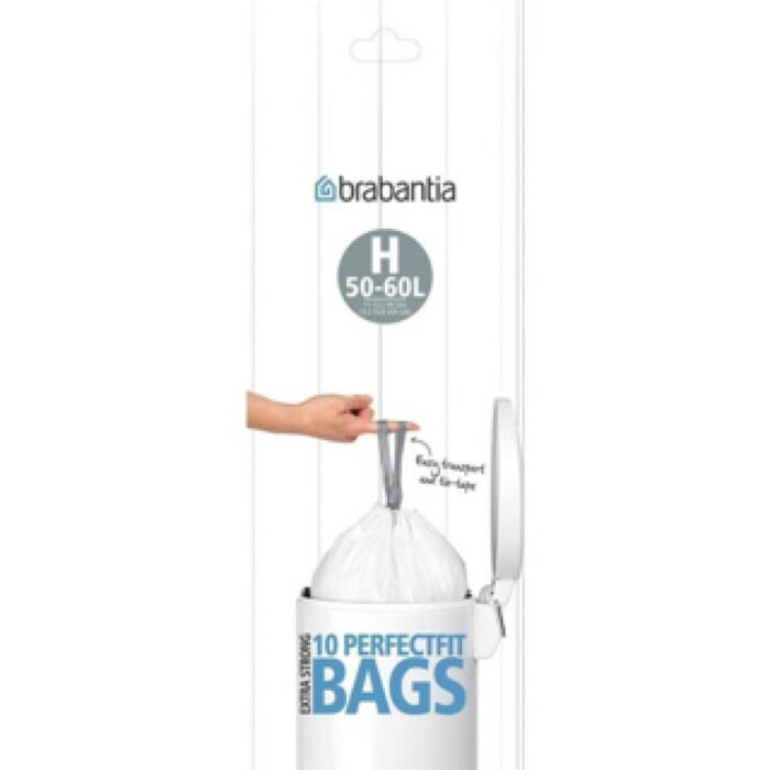 Brabantia afvalzakken PerfectFit H 50-60L 10 stuks - Afbeelding 5