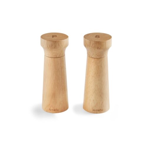 Peper / zout molen 2 delig hout