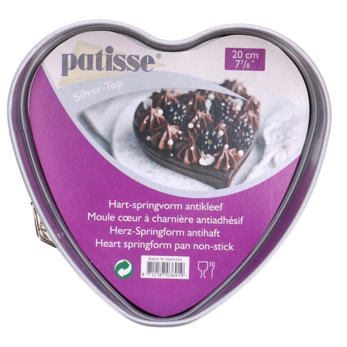 Patisse silver-top hart-springvorm 20 cm