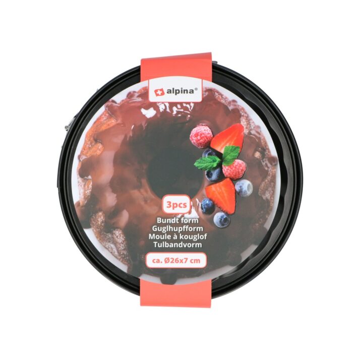 Alpina Tulband Springvorm 26 cm Staal