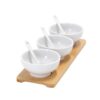 Aperitief set 7 delig met hout plank
