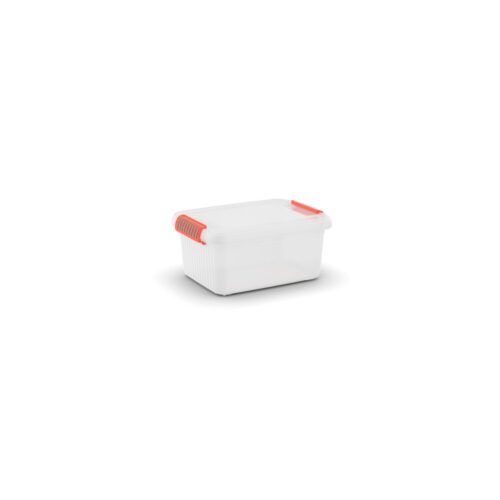 Kis K Latch opbergbox S met deksel 14 l transparant
