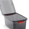 Kis K Latch opbergbox S met deksel 14 l transparant