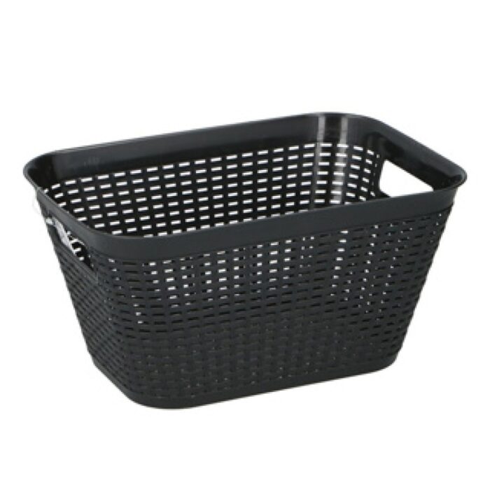 Opbergmand 29X20X15 Cm Assorti Grijs Of Zwart - Afbeelding 2