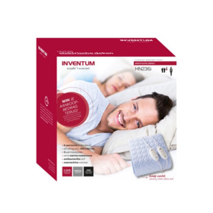 Inventum elektrische onderdeken 2-persoons HN236i 150 x 150 cm 60W - Afbeelding 9