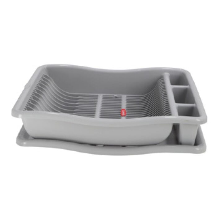 Curver Afdruiprek L Op Plateau Lichtgrijs - Afbeelding 2