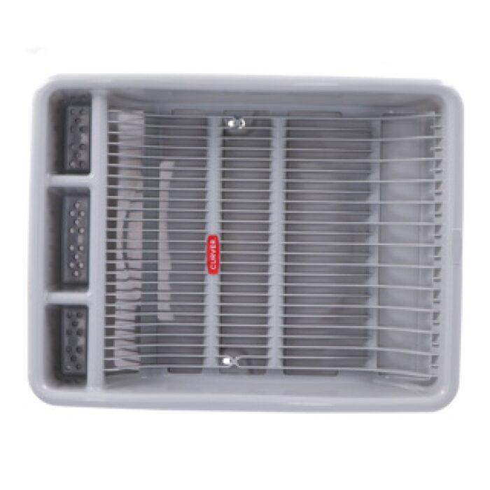 Curver Afdruiprek L Op Plateau Lichtgrijs - Afbeelding 3